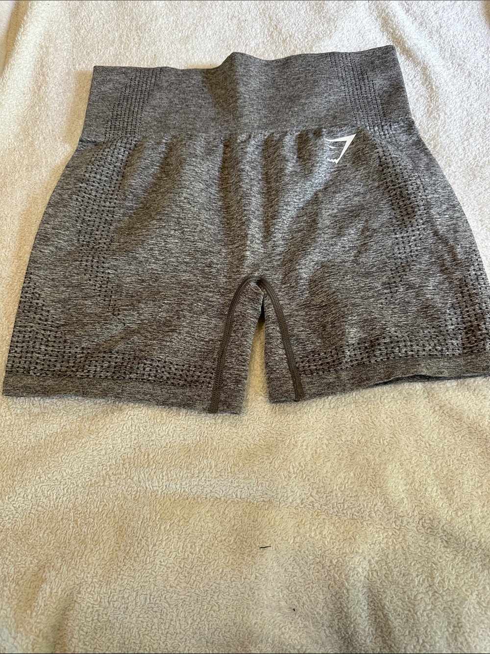 Gymshark Seamless High-Waist Gray Women’s Workout Shorts size medium? Read below